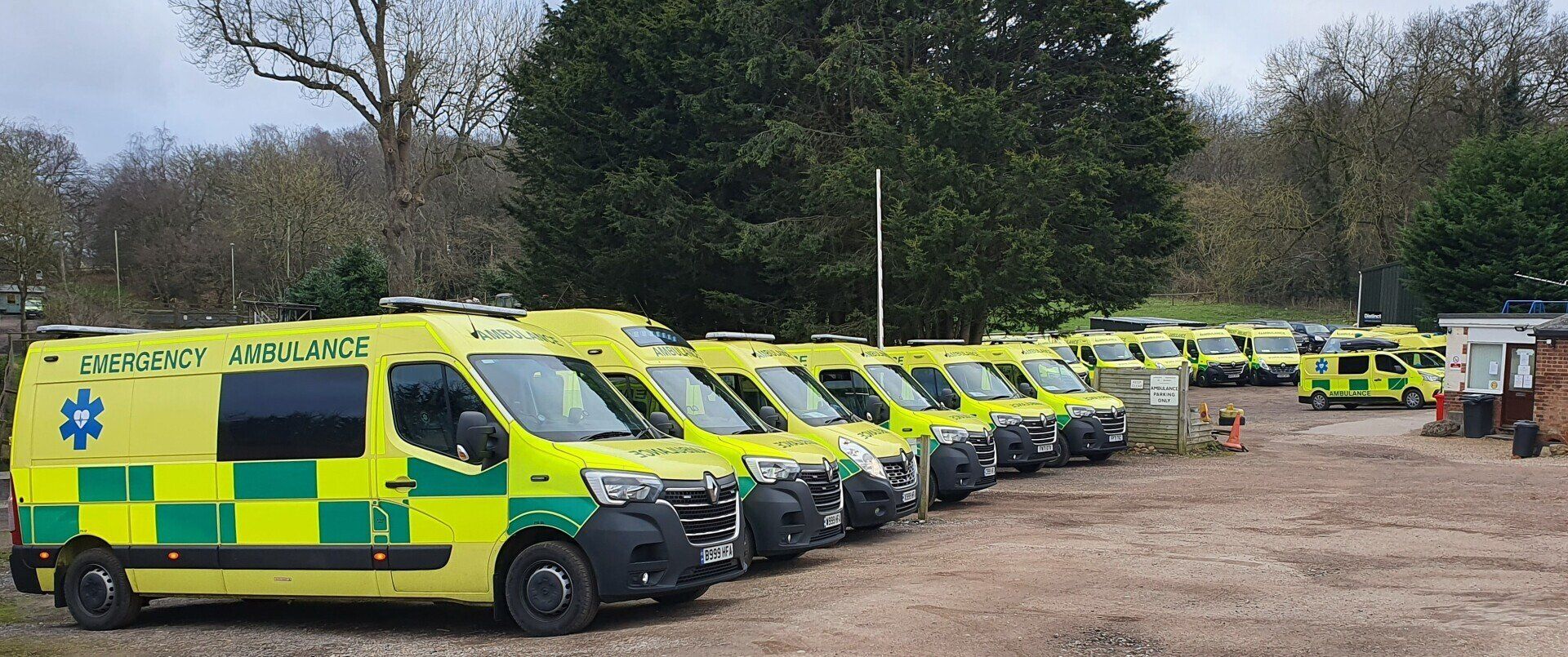 Hearts First Ambulance Service vehicles