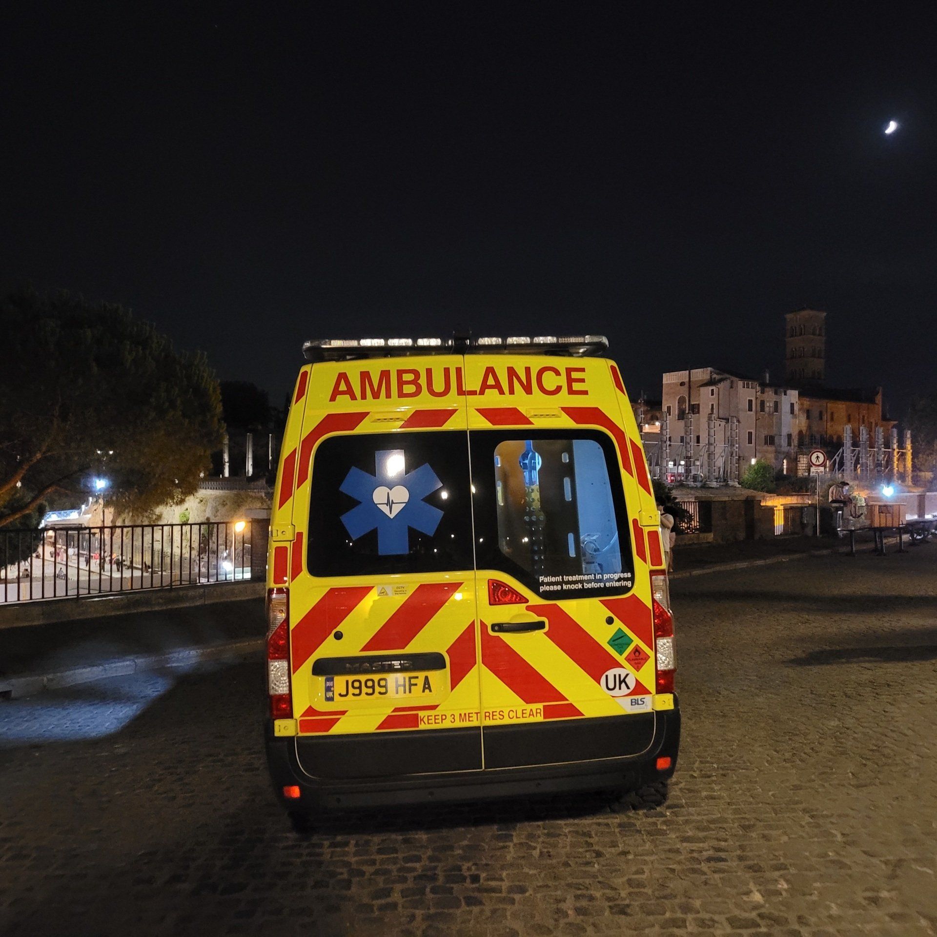 Hearts First Ambulance Service vehicle