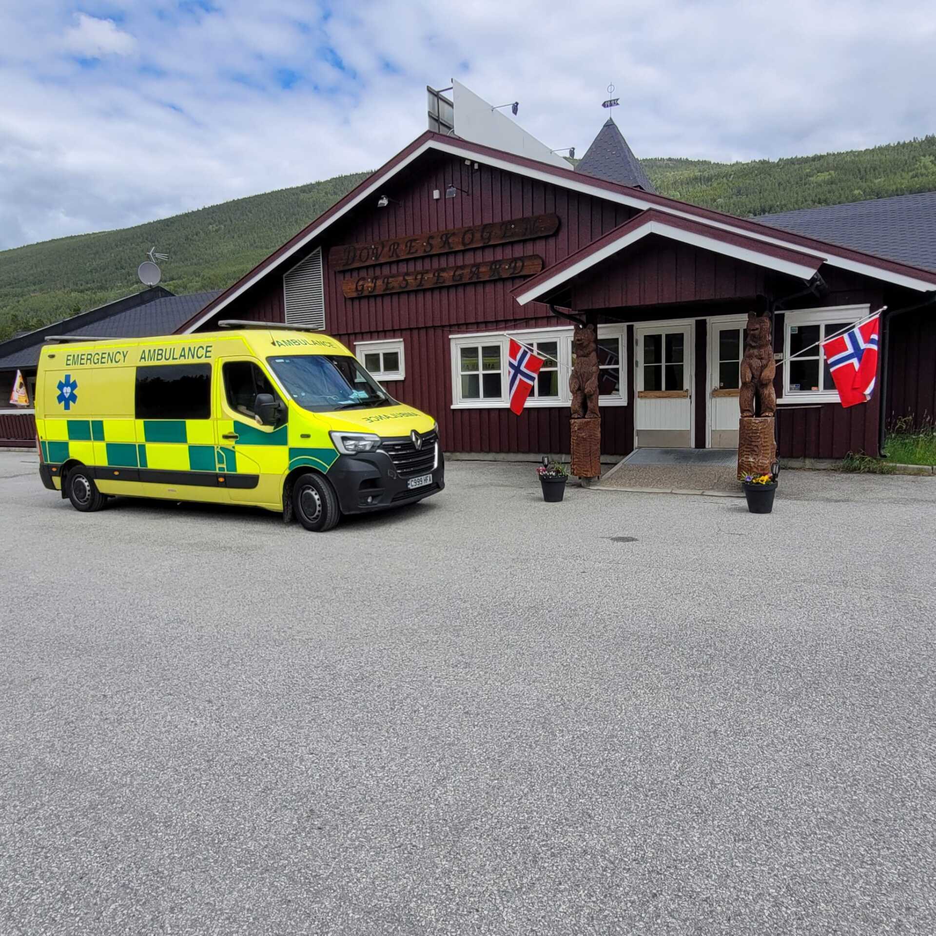 Hearts First Ambulance Service vehicle