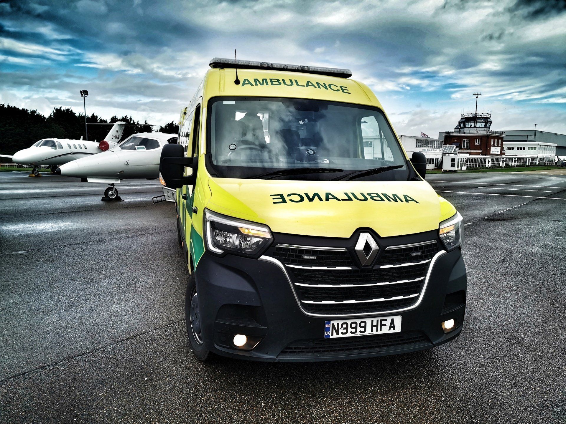 Hearts First Ambulance Service vehicle