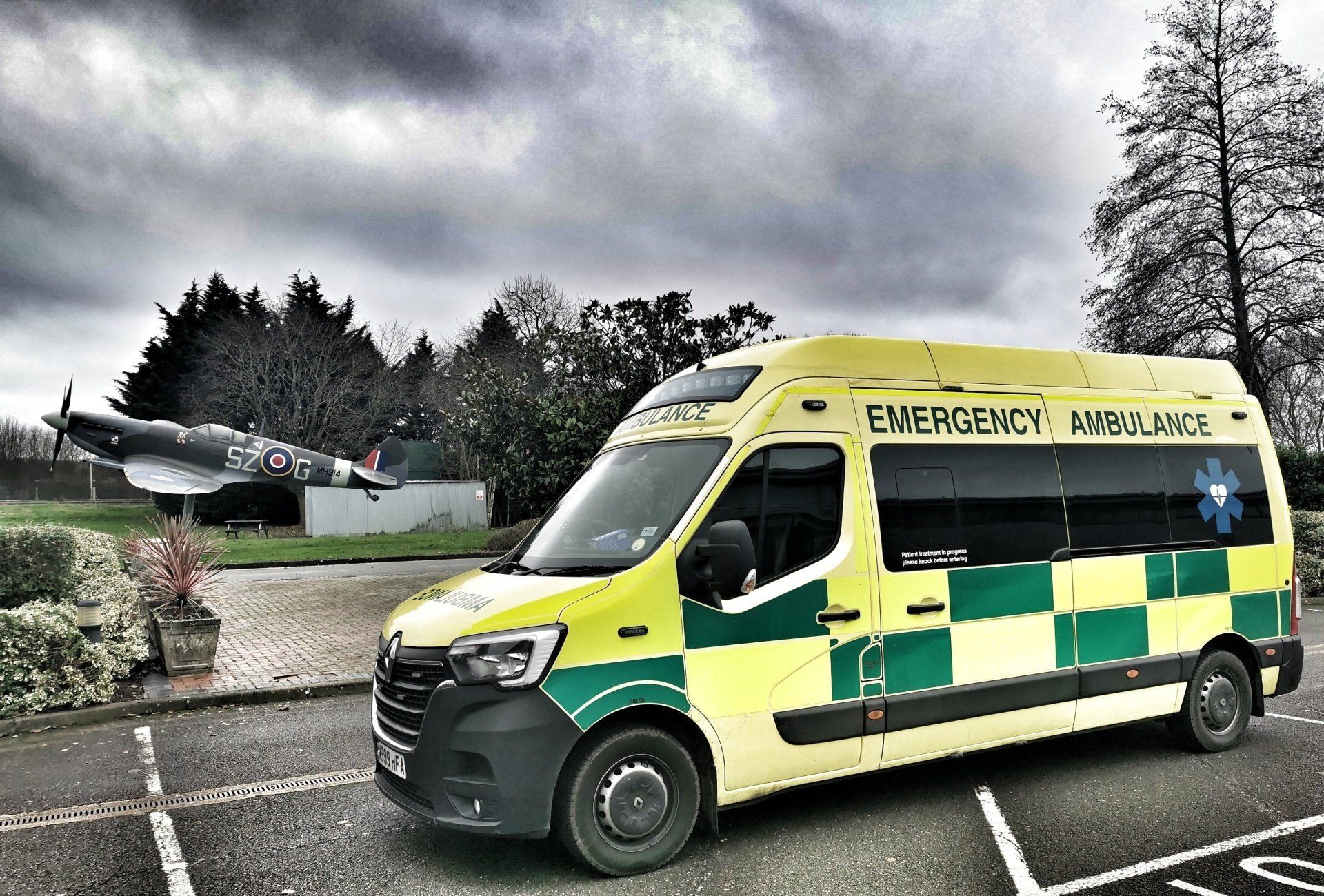 Hearts First Ambulance Service vehicle