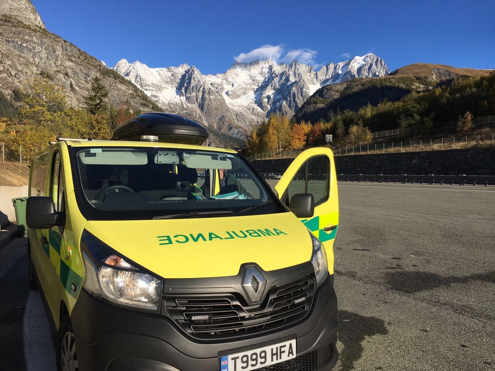 Hearts First Ambulance Service vehicle