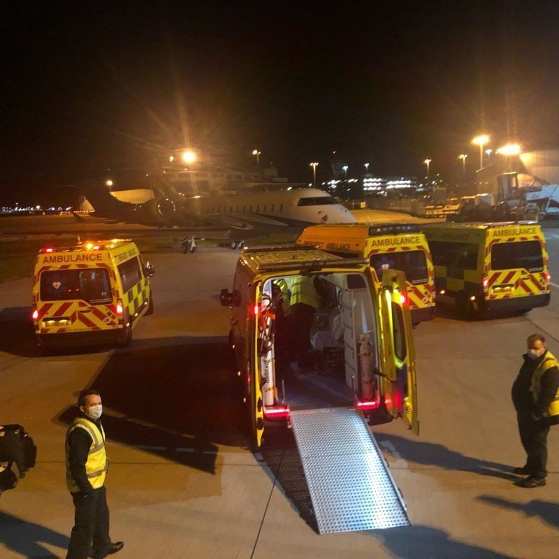 Hearts First Ambulance Service vehicles