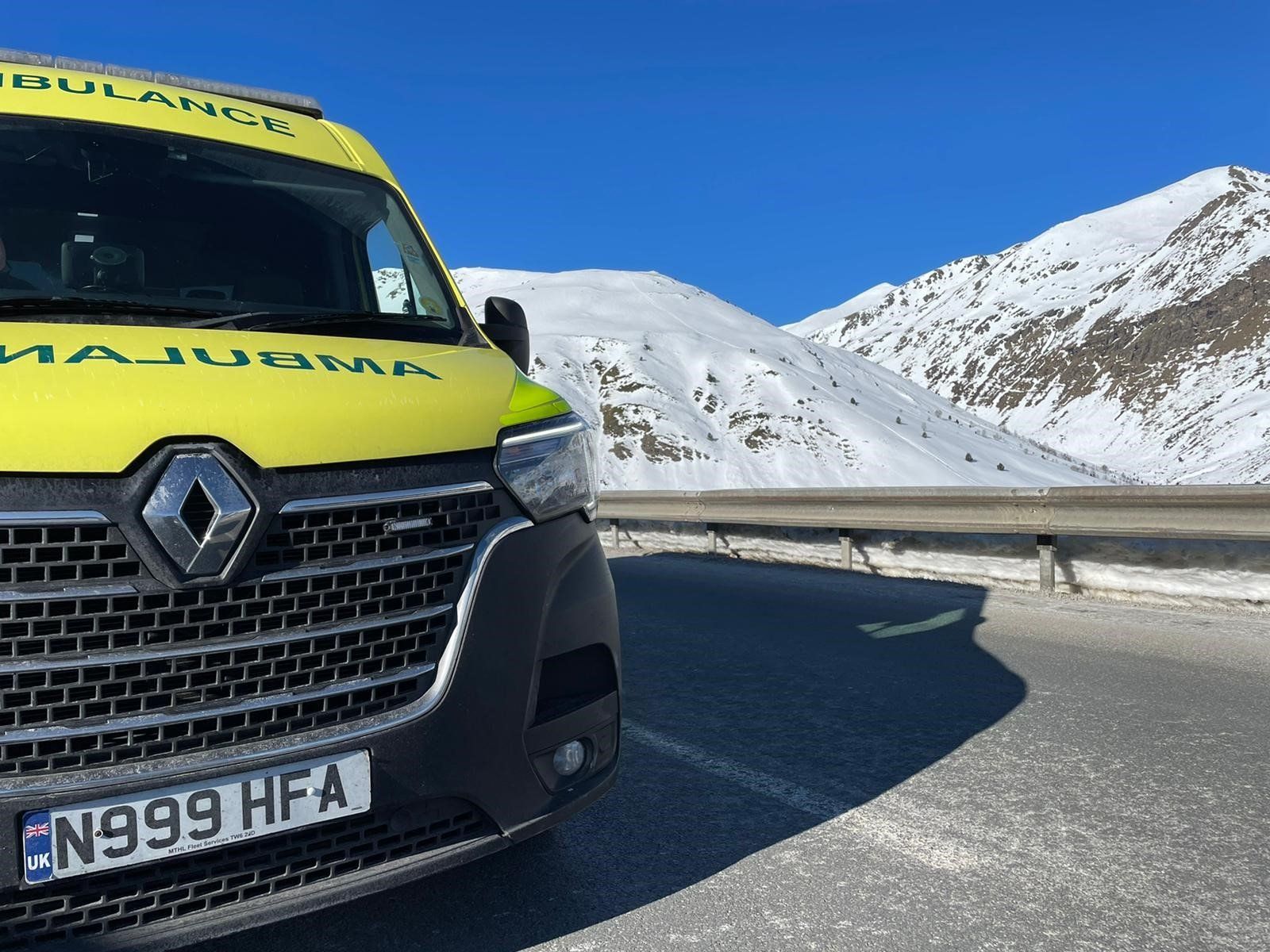 Hearts First Ambulance Service vehicle