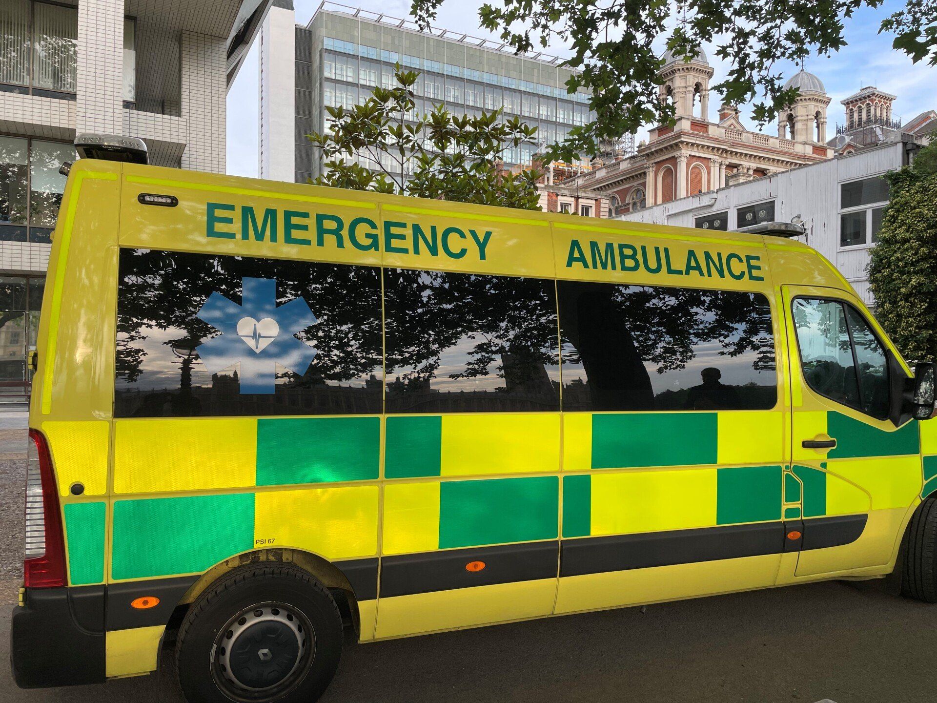 Hearts First Ambulance Service vehicle