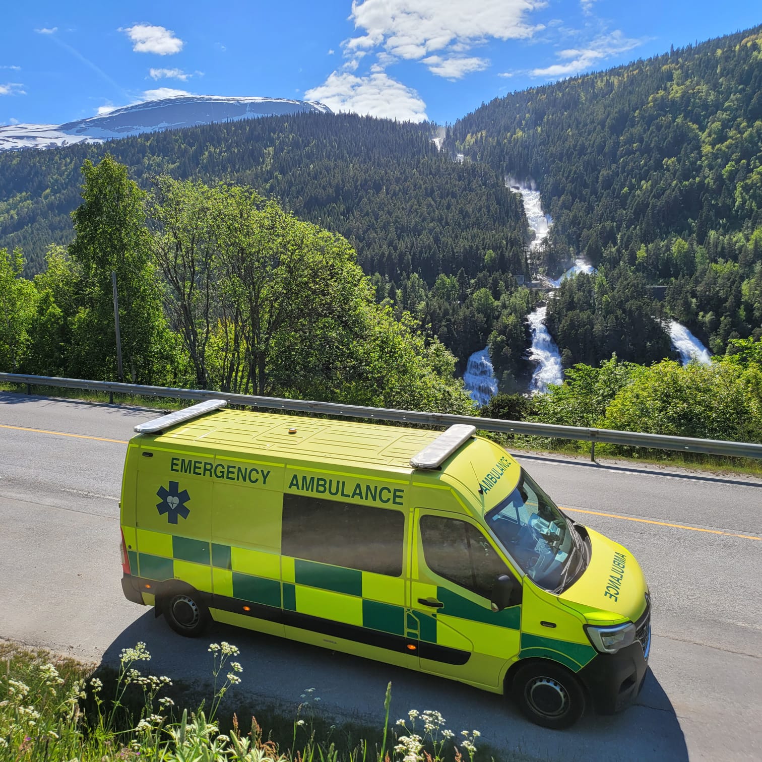 Hearts First Ambulance Service vehicle