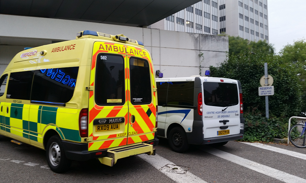 Hearts First Ambulance Service vehicles