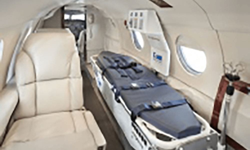 Hearts First Ambulance Service vehicle inside view