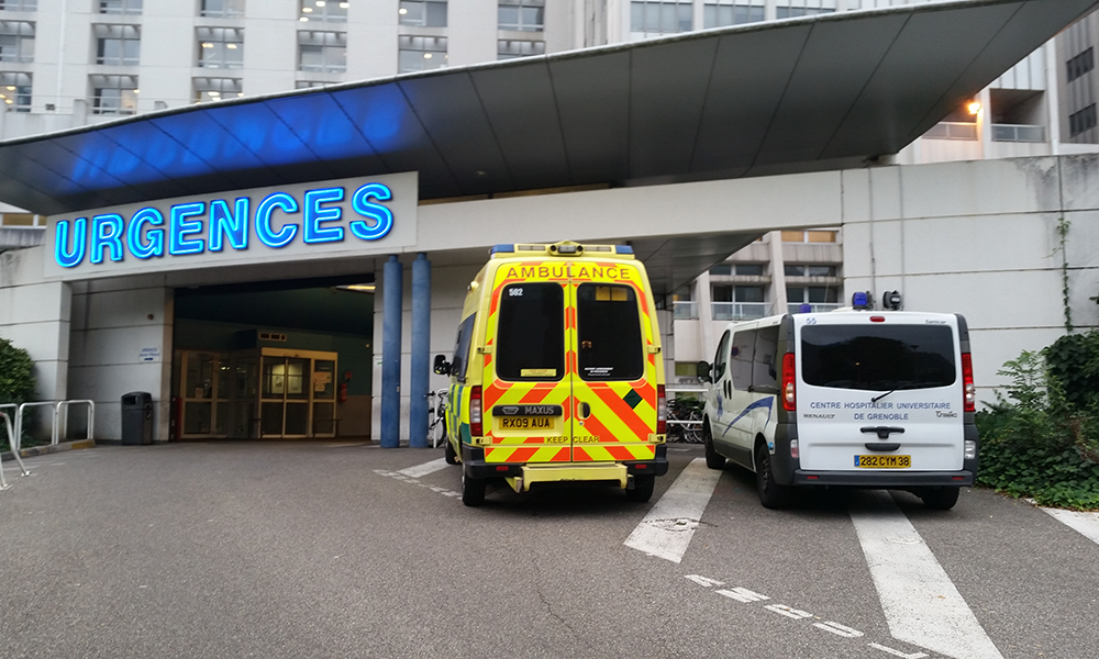 Hearts First Ambulance Service vehicle