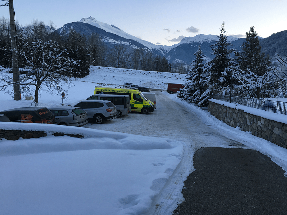Hearts First Ambulance Service vehicles