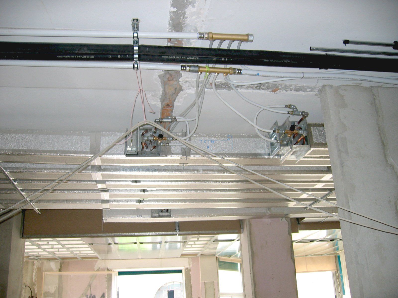 impianto radiante a soffitto