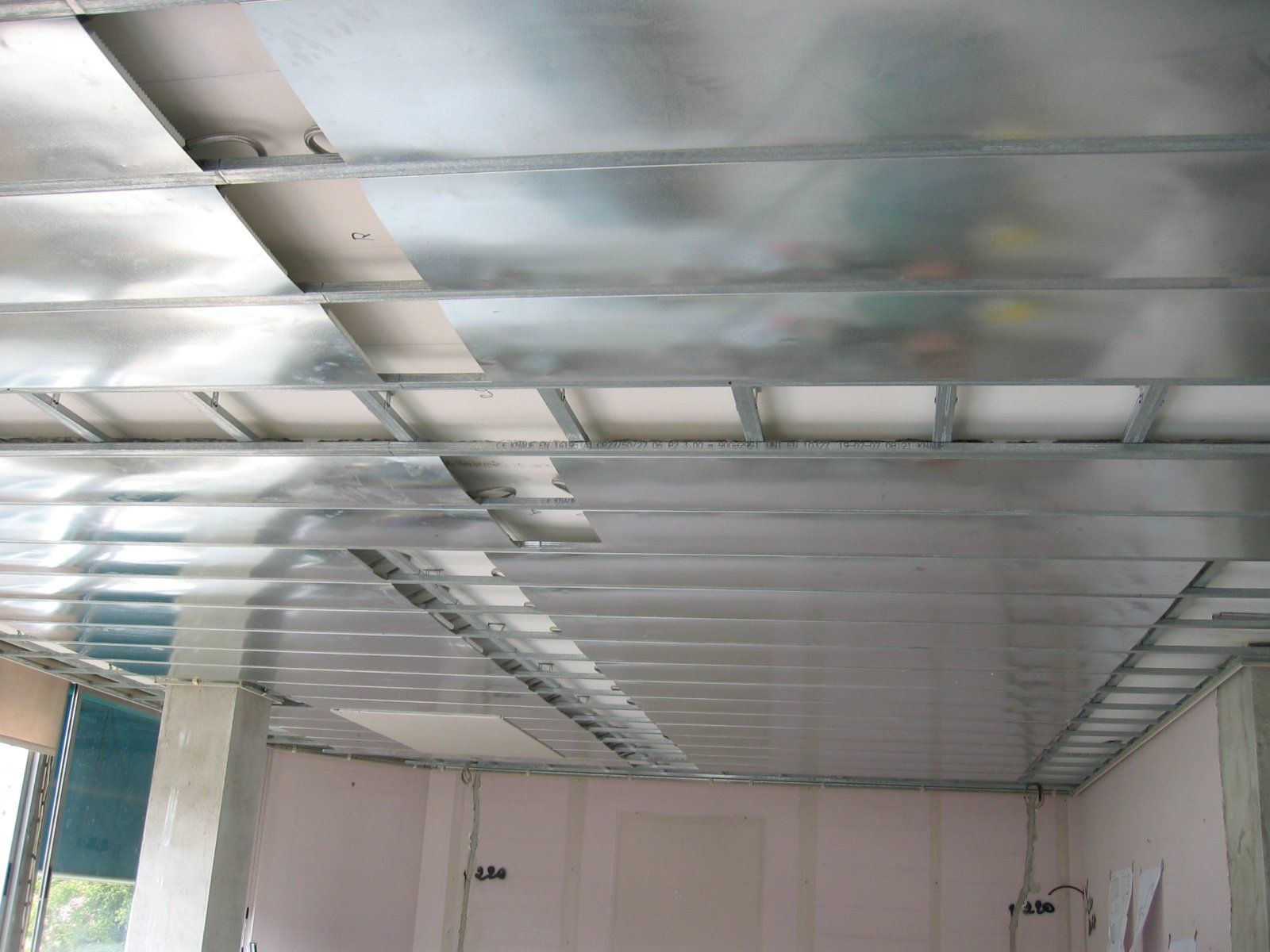 impianto radiante a soffitto