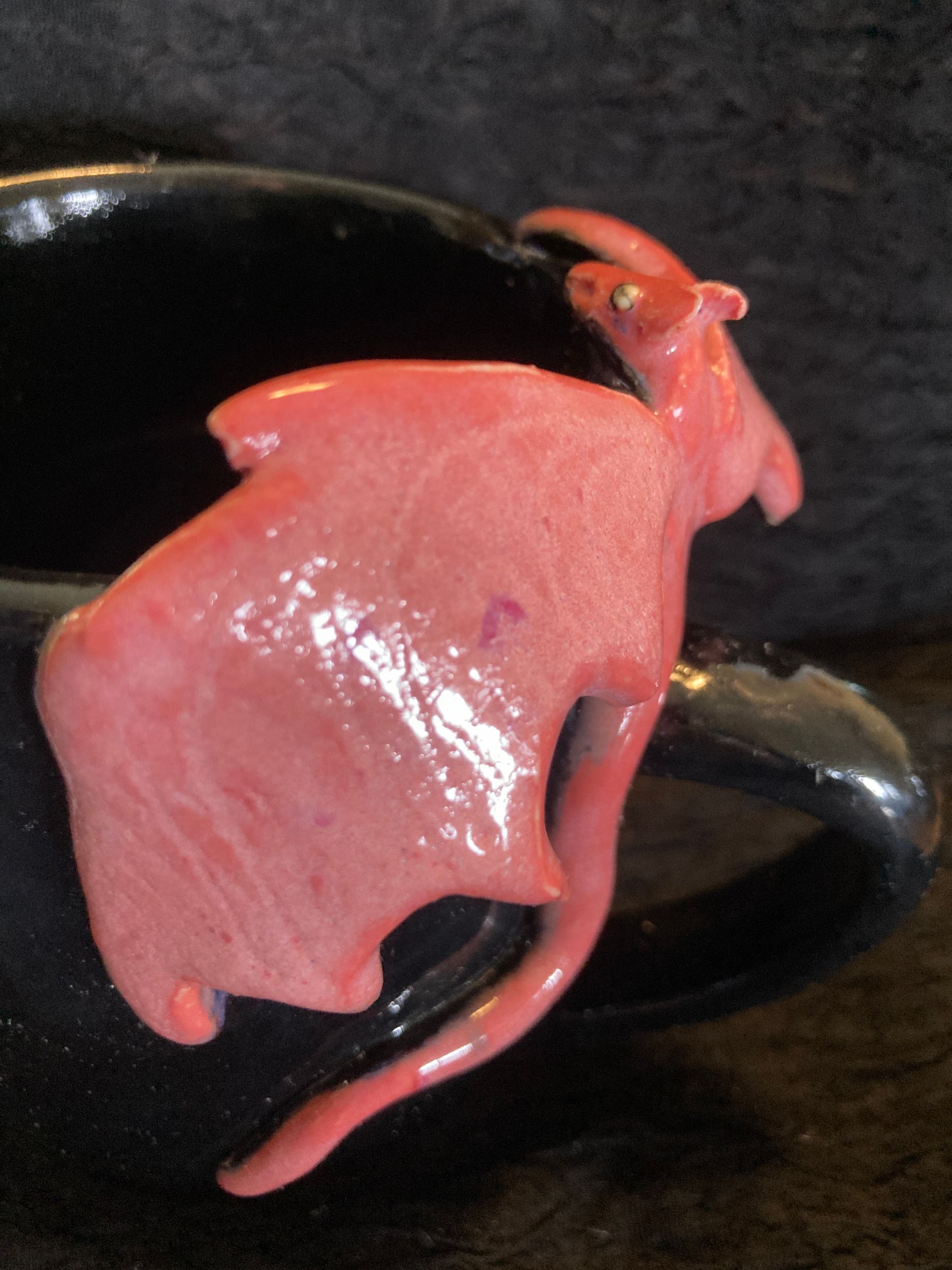raspberry baby dragon mug