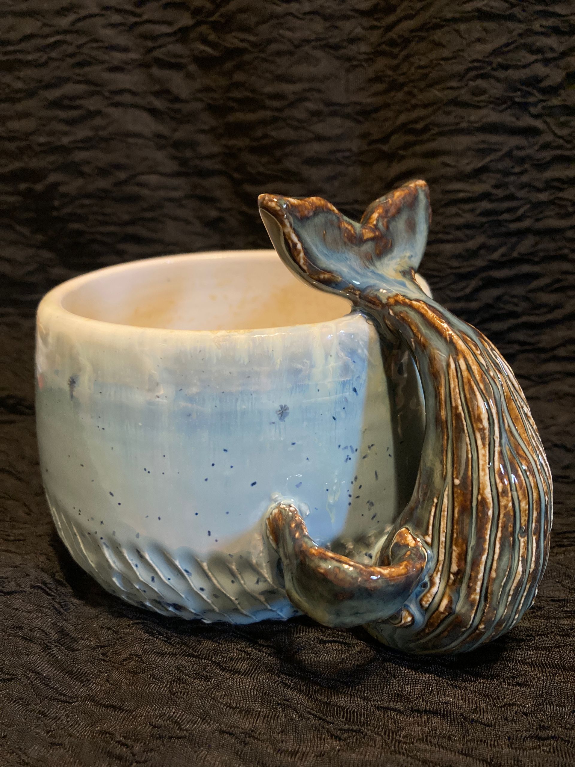 Whale handle mug