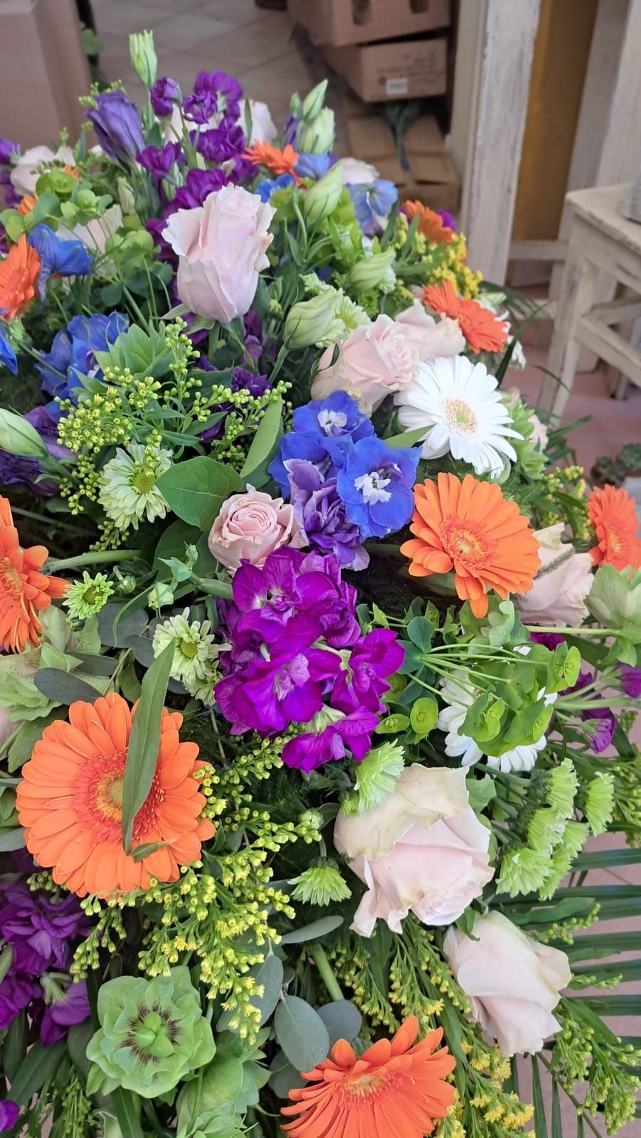 Composizione di fiori freschi