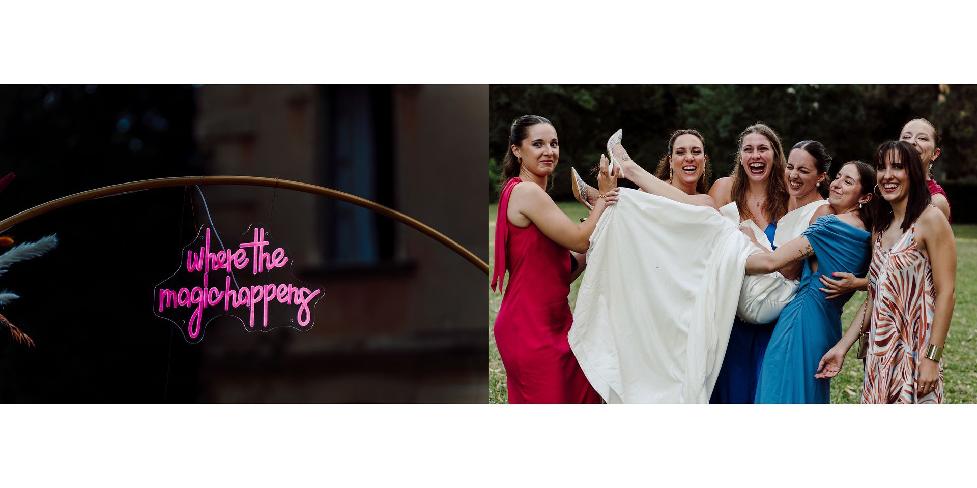 Reportage autentico per matrimoni intimi ed elopement. Fotografia naturale, discreta e senza pose.