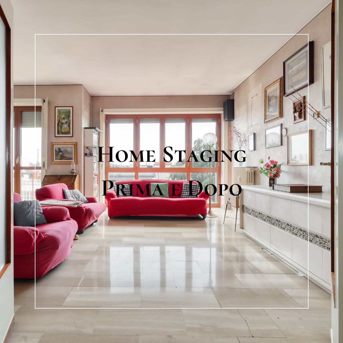 home staging prima e dopo