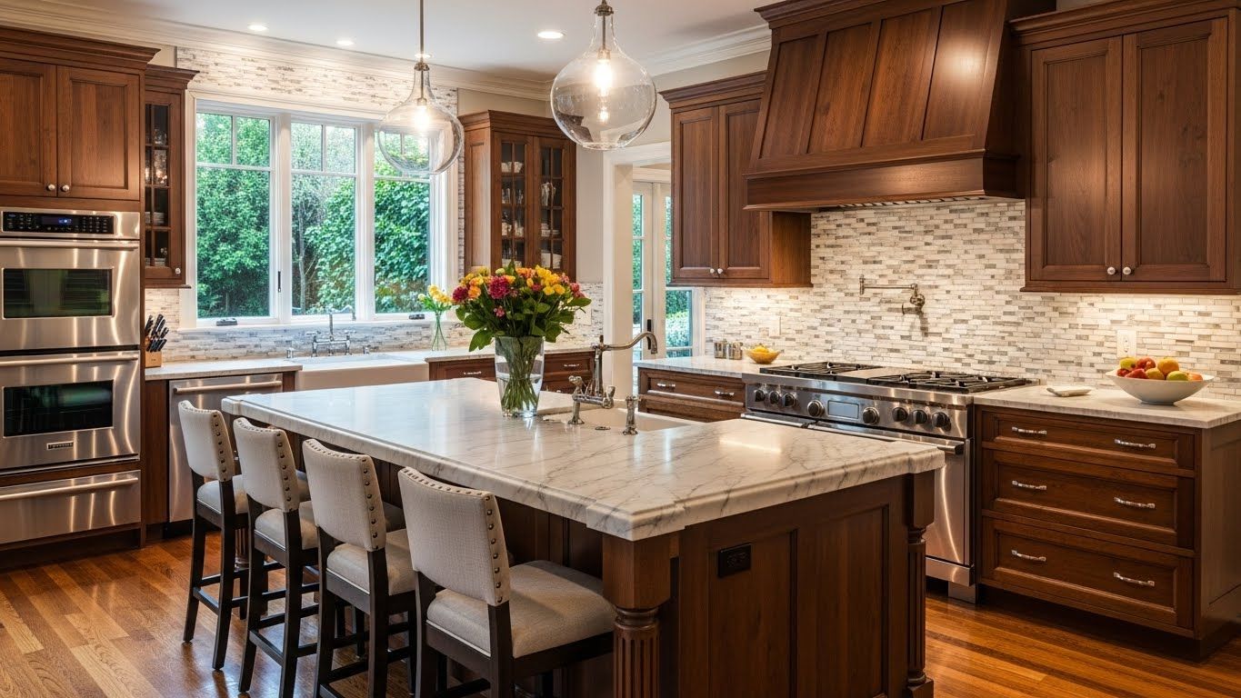 Picture of remodelled kitchen