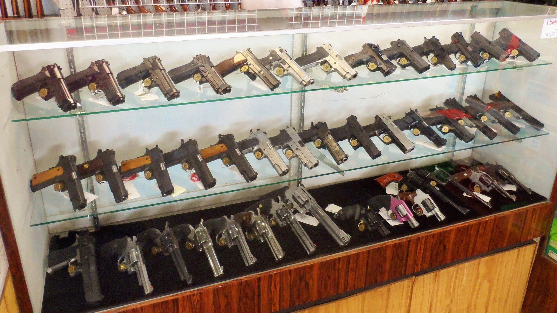 Shelf full of guns - Guns in Victorville, CA
