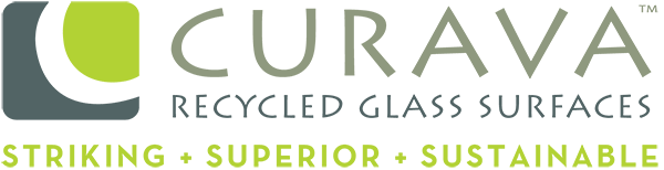 Curava Recycled Glass Surfaces Logo