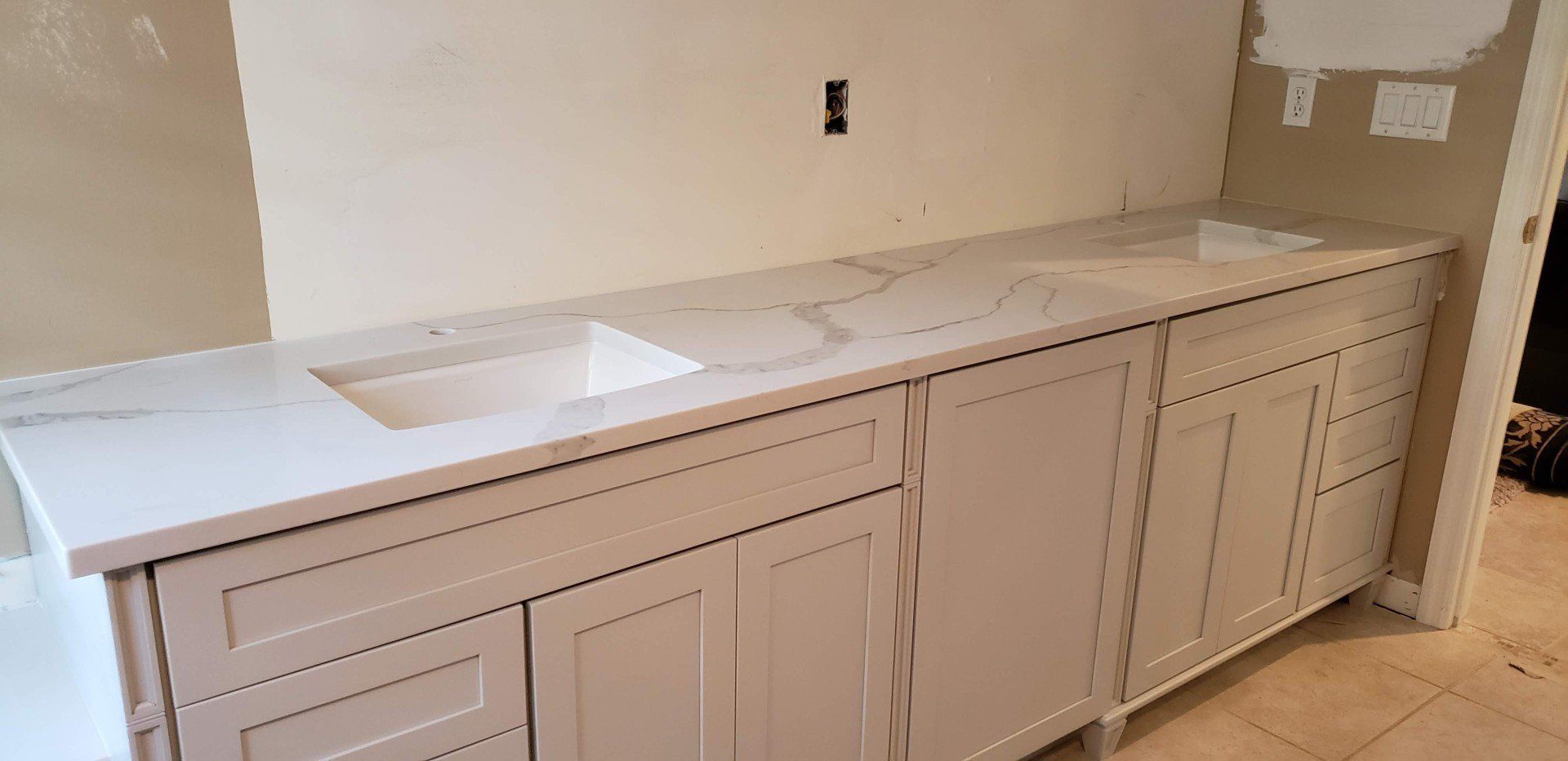 Countertop Bathroom Sink — Naples, FL — Rain Forest Marble Inc.