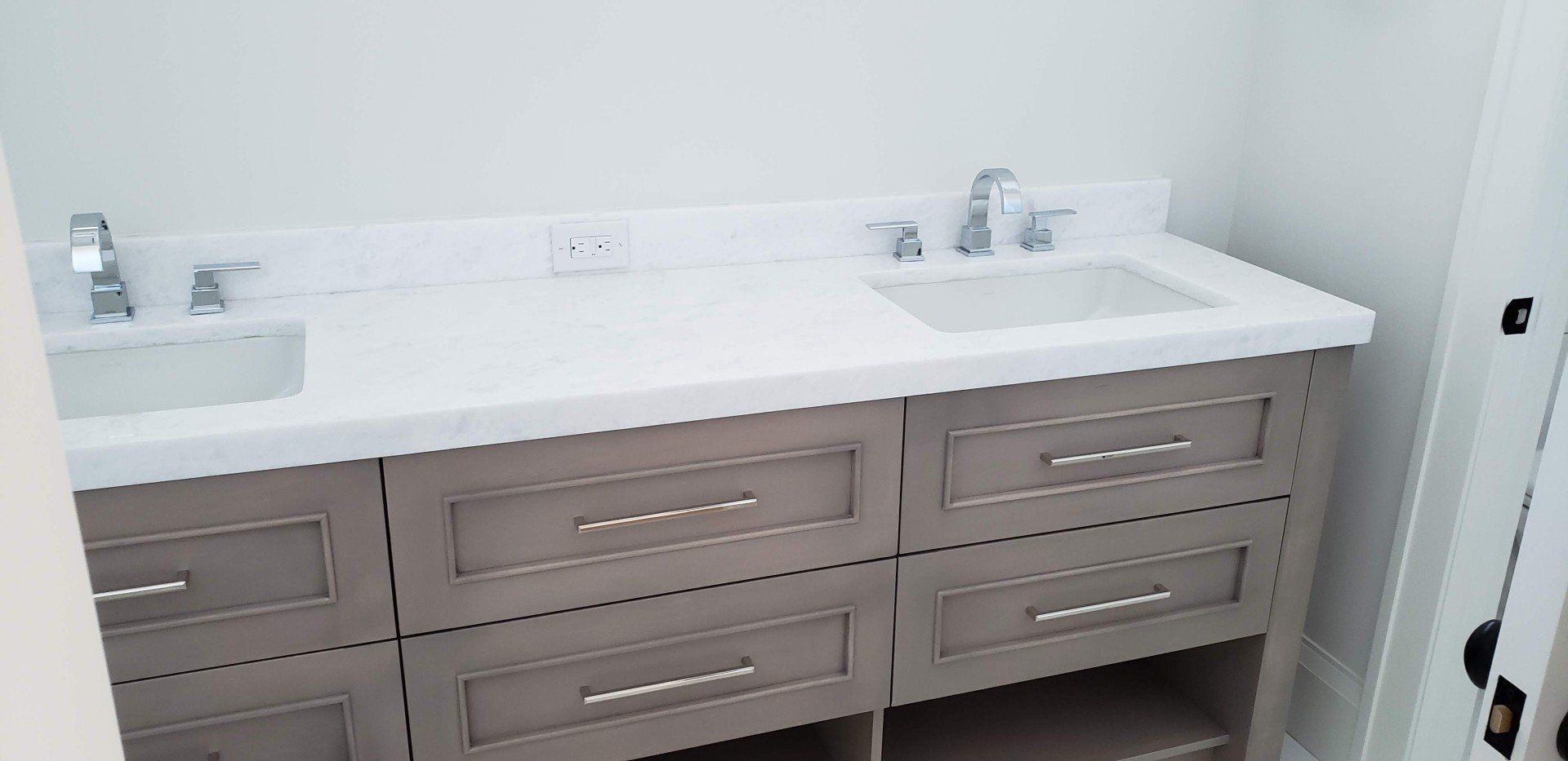 Two Bathroom Sinks — Naples, FL — Rain Forest Marble Inc.