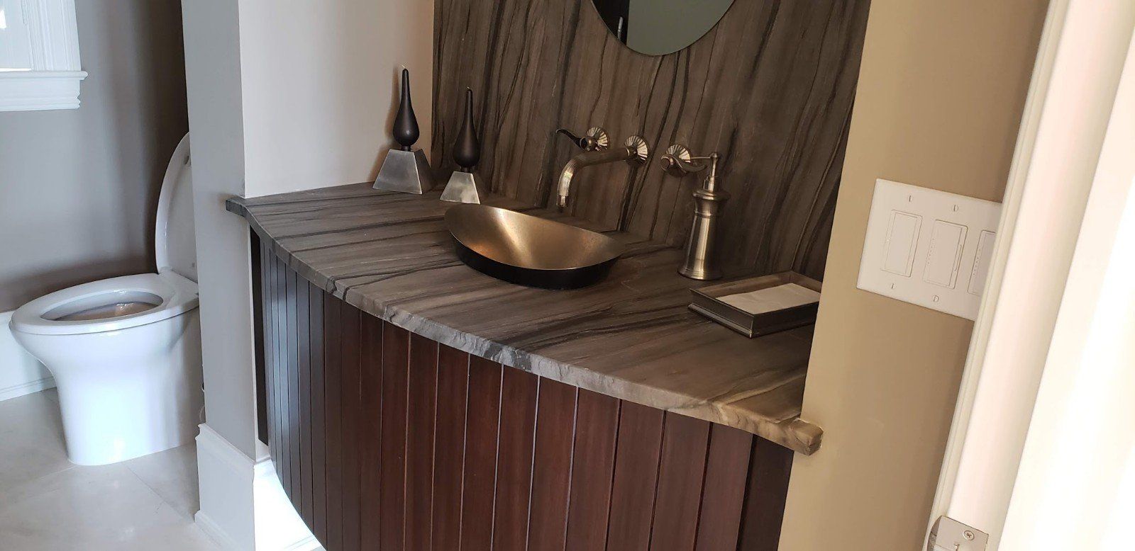 Modern Bathroom — Naples, FL — Rain Forest Marble Inc.