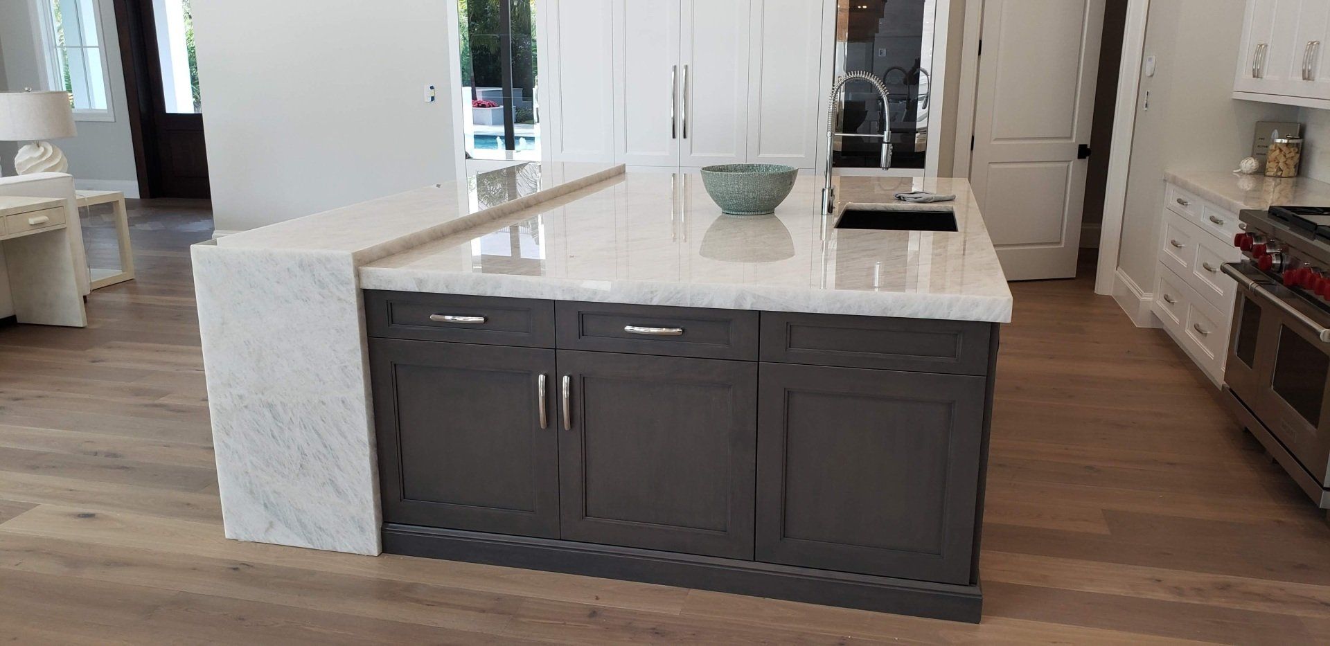 View of Island Counter — Naples, FL — Rain Forest Marble Inc.