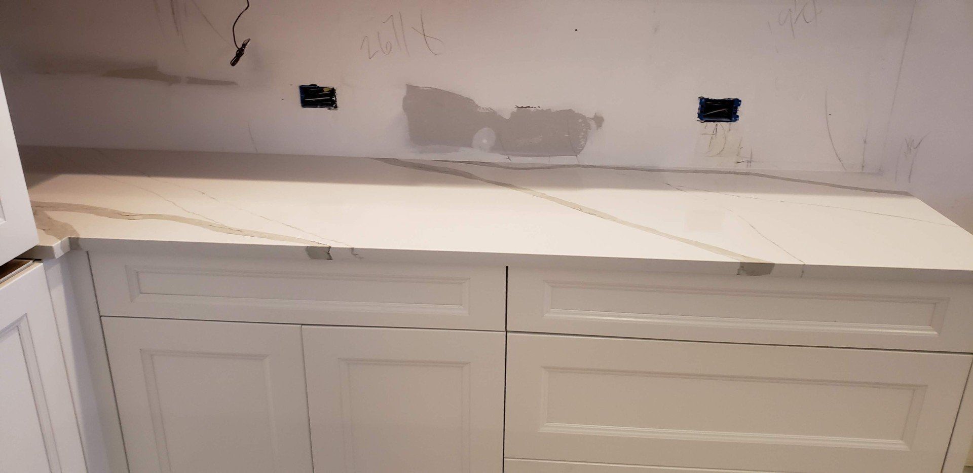 Countertop Under Construction — St Naples, Florida — Rain Forest Marble Inc.