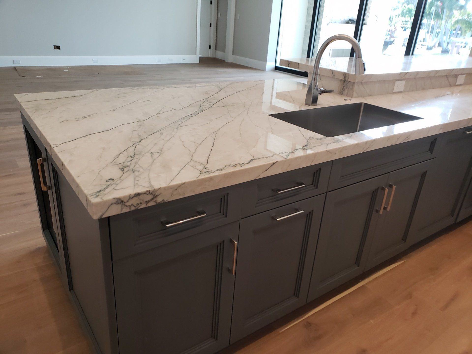 Countertop With Faucet And Sink — St Naples, Florida — Rain Forest Marble Inc.