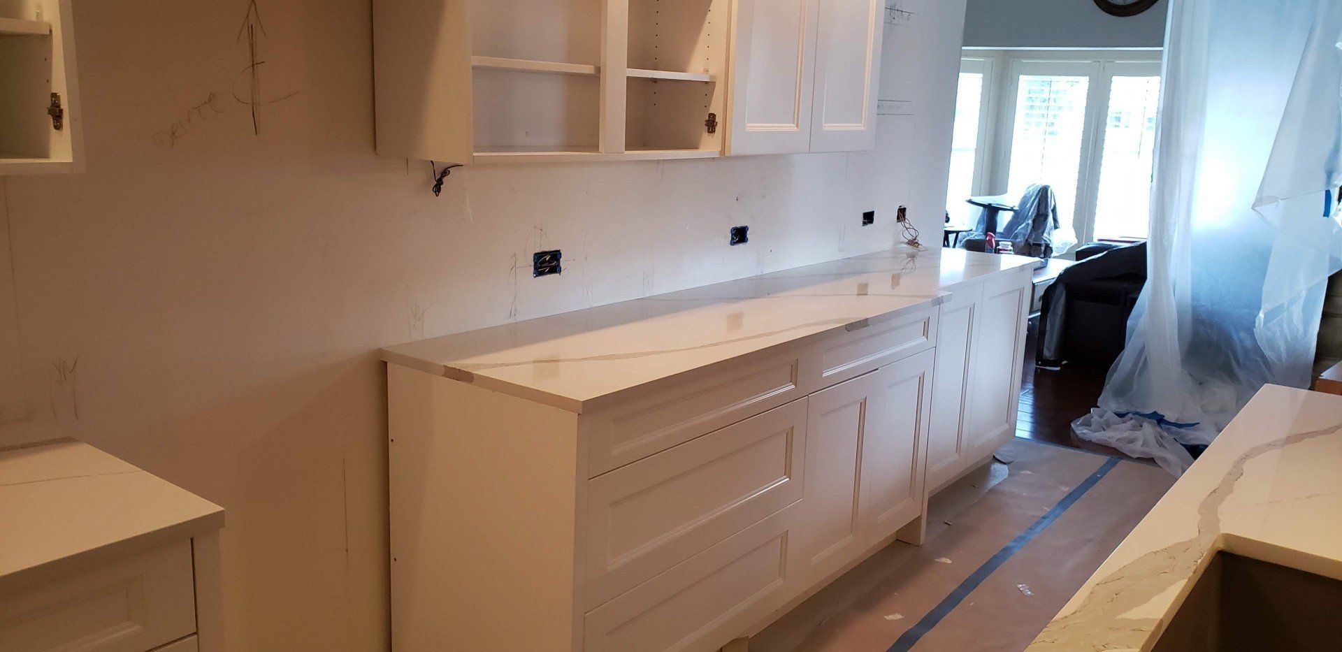 Kitchen Cabinet Mounted On Wall — St Naples, Florida — Rain Forest Marble Inc.