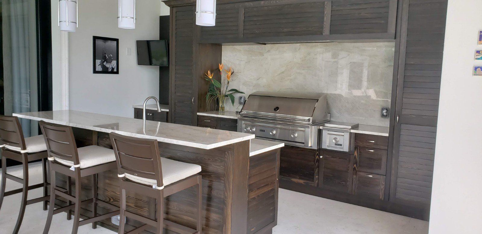 Nice And Clean Kitchen — Naples, FL — Rain Forest Marble Inc.