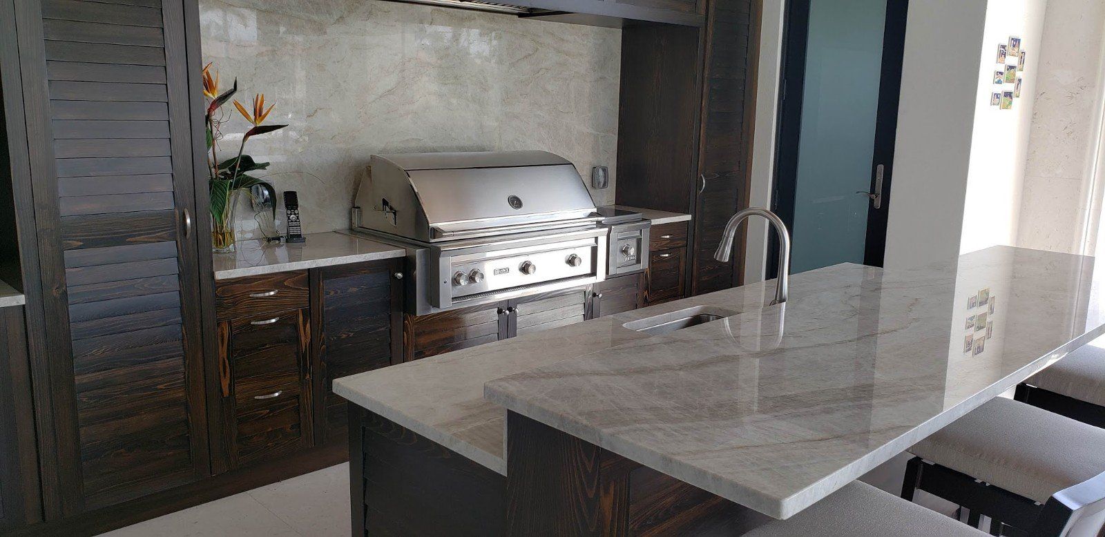 A Modern Marble Kitchen — Naples, FL — Rain Forest Marble Inc.