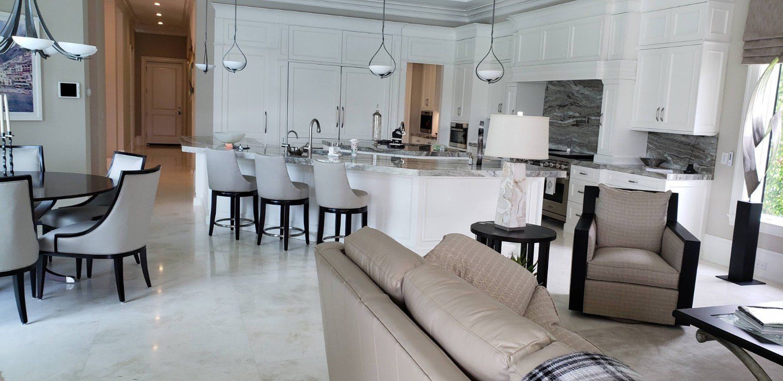 A Wide Clean Kitchen — Naples, FL — Rain Forest Marble Inc.