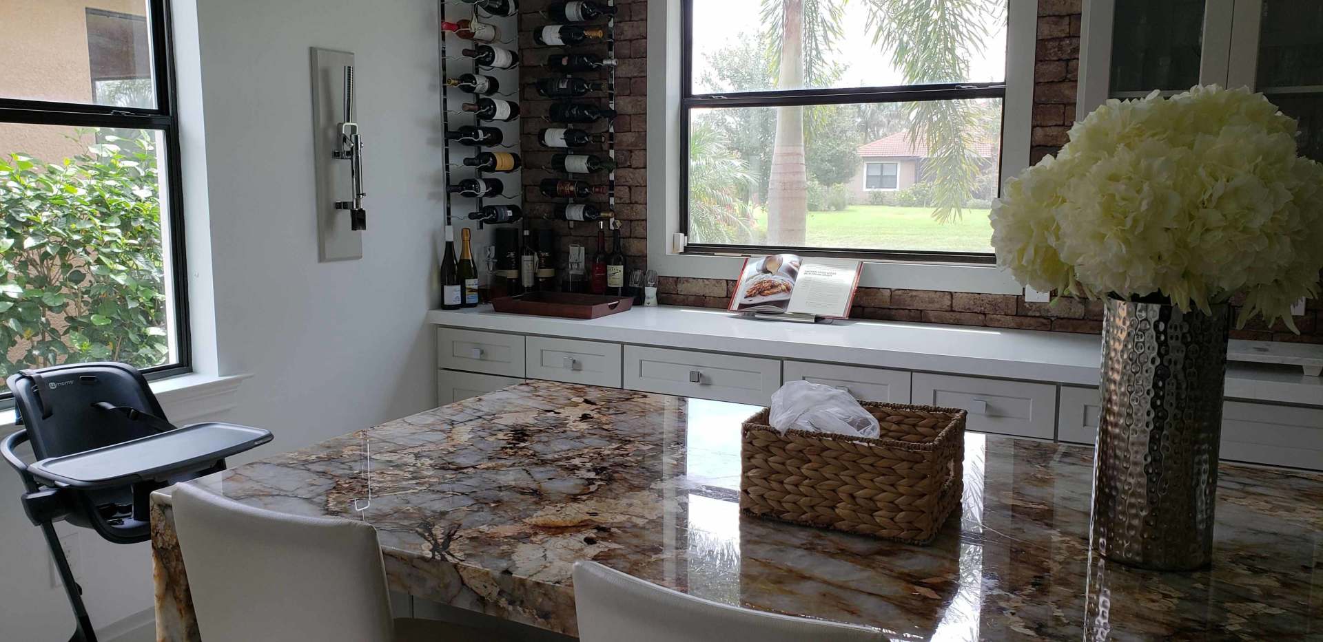 Luxurious Design Dining Table — Naples, FL — Rain Forest Marble Inc.