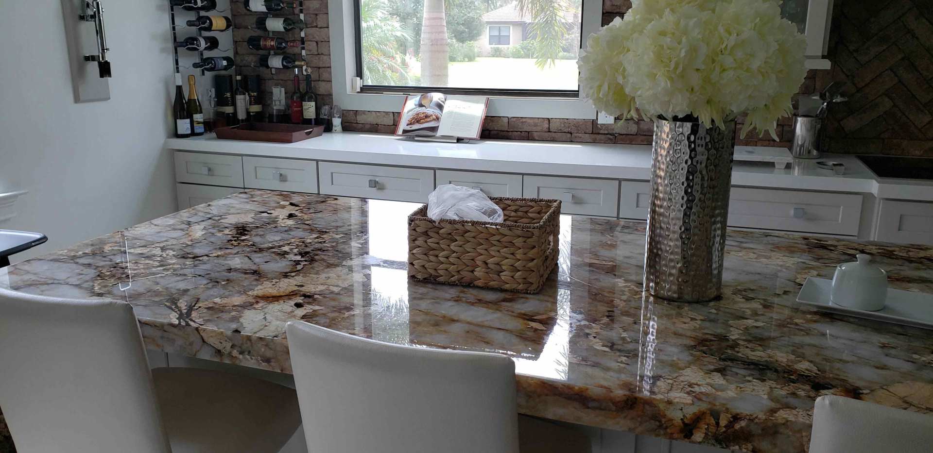 Elegant Looking Quartz Table — Naples, FL — Rain Forest Marble Inc.