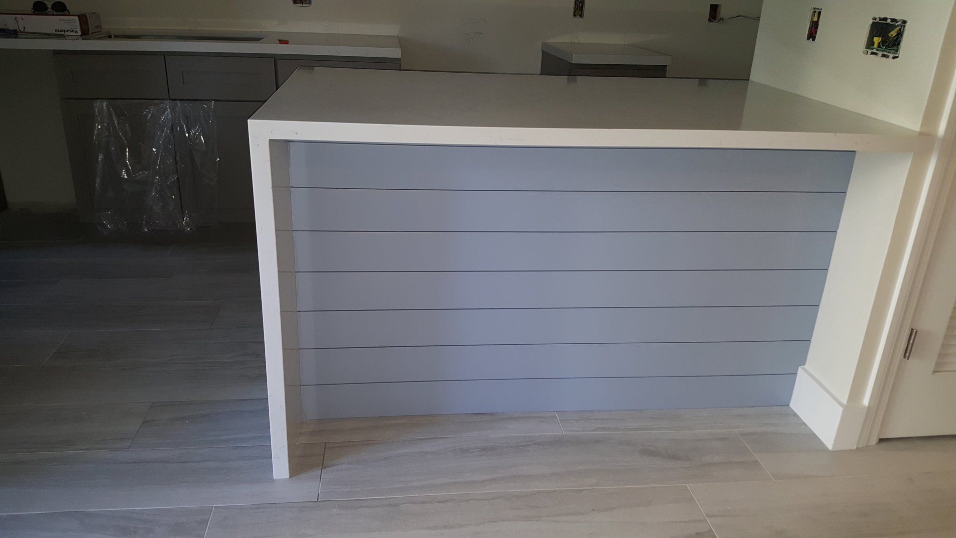 Modern Kitchen Countertop — Naples, FL — Rain Forest Marble Inc.