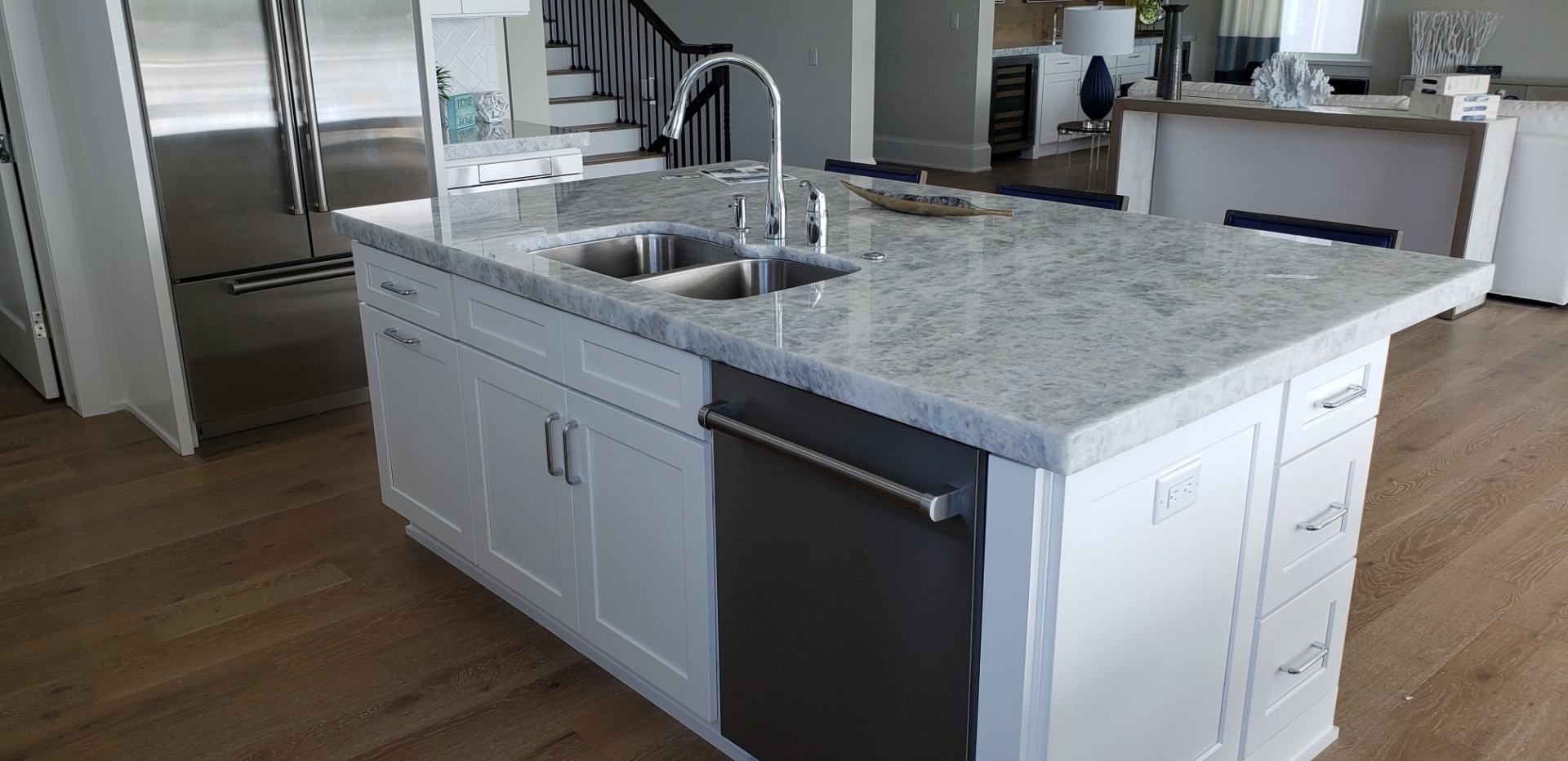 Faucet on a Marble Countertops — Naples, FL — Rain Forest Marble Inc.