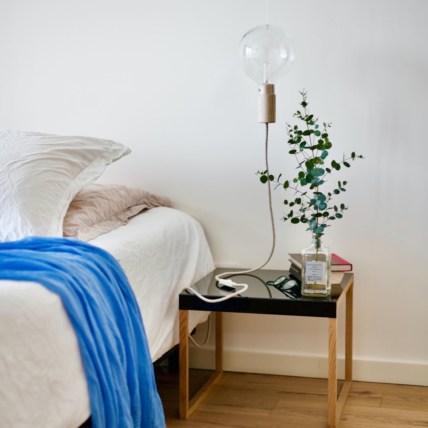 Nightstand with a Plant — Evoke Building Group In Ballarat Central, VIC
