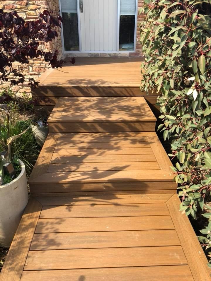 Wooden Walkway Leading to the Front Door of a House — Home Construction in Ararat, VIC