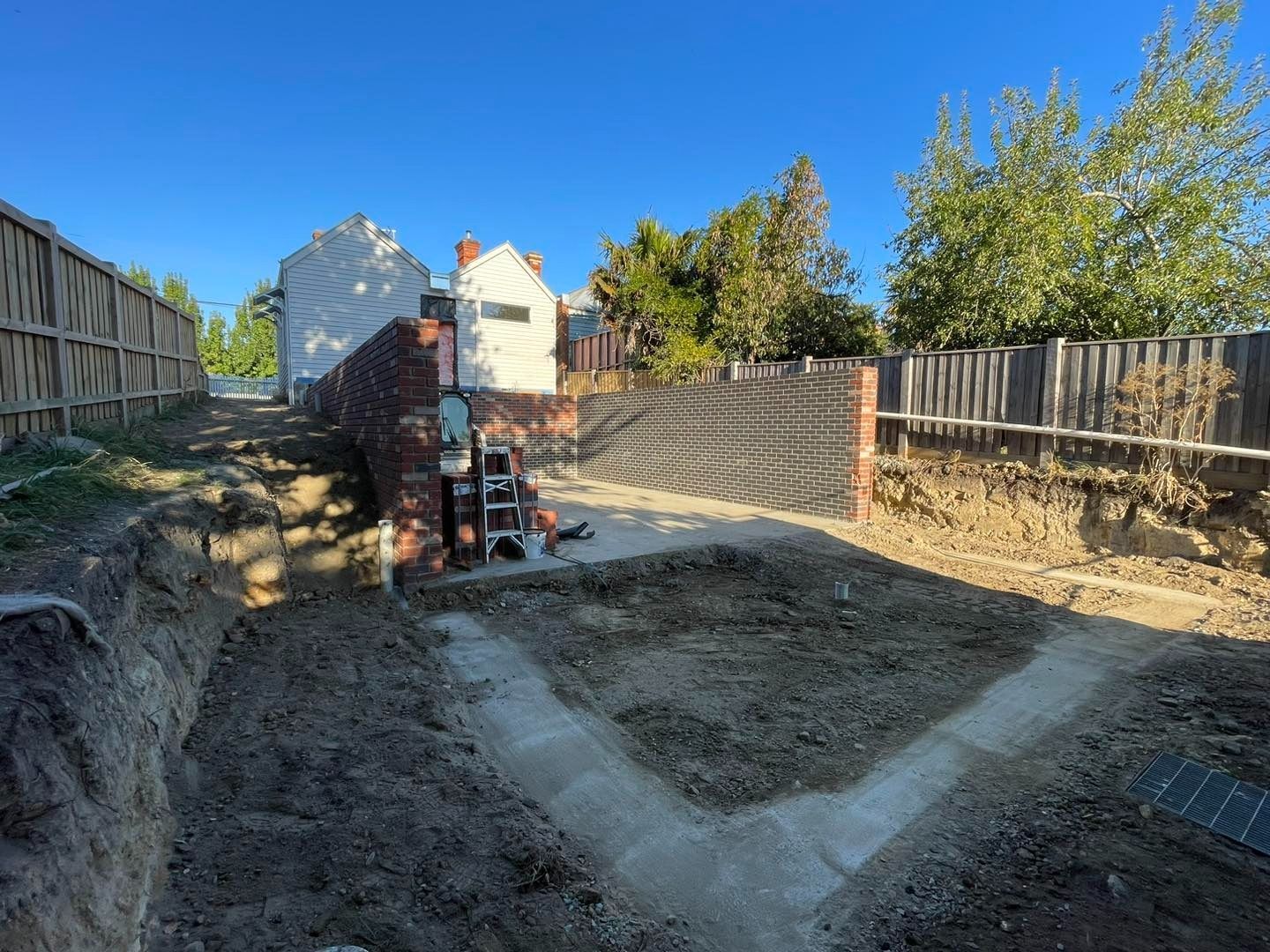 Construction Site Ready For Home Extension