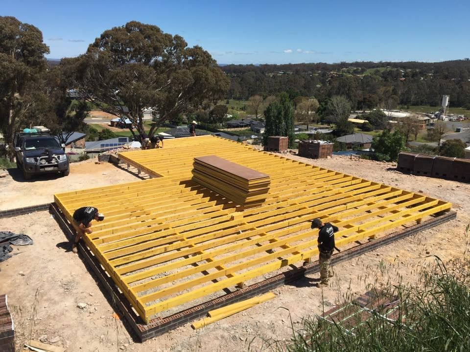 Subfloor Fitting for New Home Build — Evoke Building Group In Ballarat Central, VIC