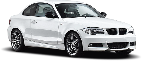 A white car truck is parked on a white background | D.W. Campbell Tire & Service