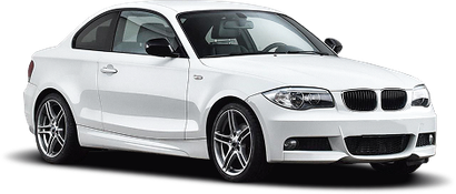 A white car truck is parked on a white background | D.W. Campbell Tire & Service