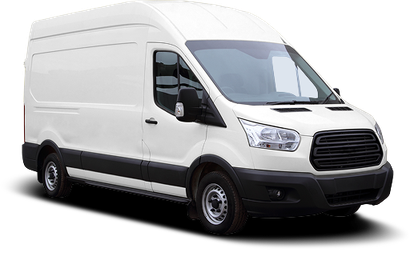 A white car is parked on a white background | D.W. Campbell Tire & Service