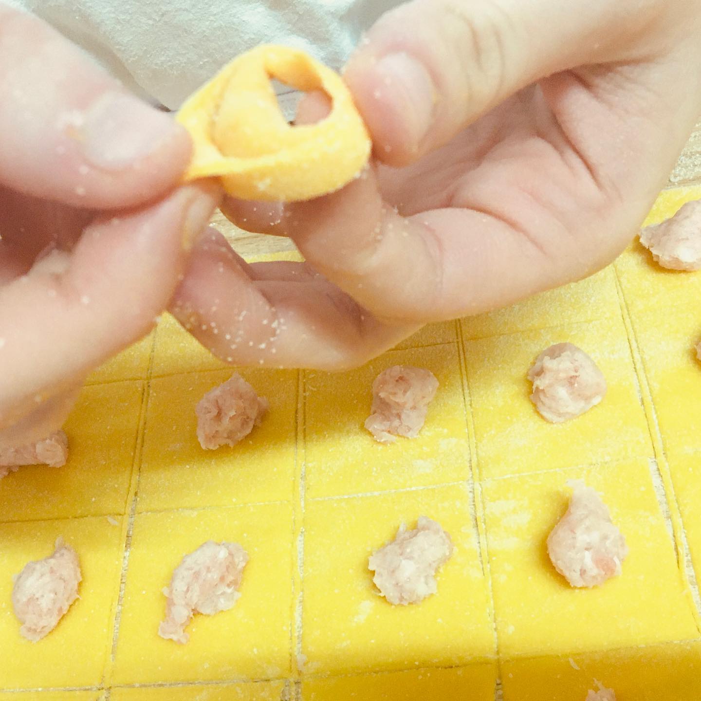 tortelli fatti a mano