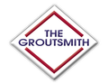 The logo for The Groutsmith is a diamond shape