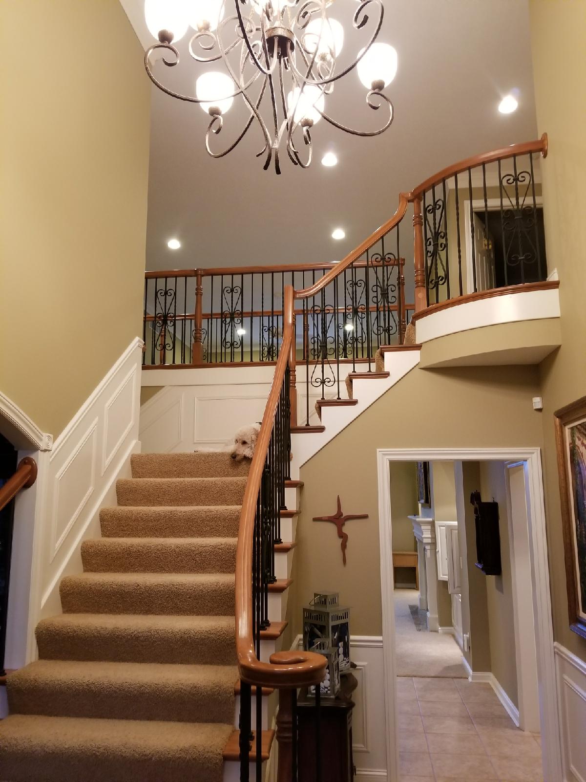 Stairway — Okemos, MI — Tony Grant’s Painting Company