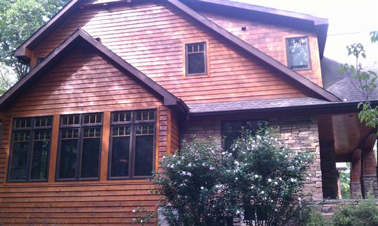 Side View of House Stain — Okemos, MI — Tony Grant’s Painting Company