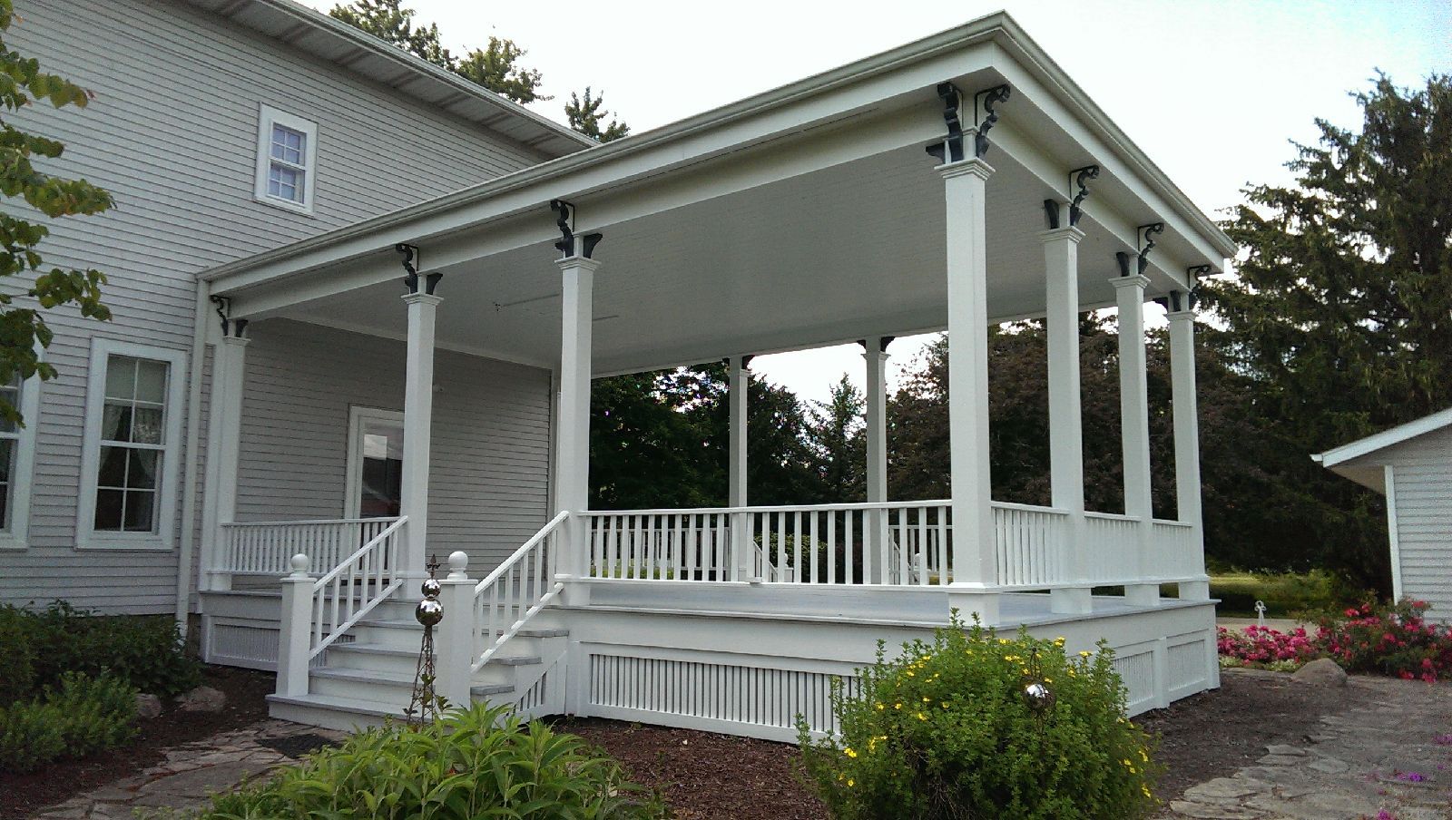 Porch — Okemos, MI — Tony Grant’s Painting Company